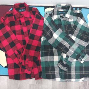Boys Plaid Button Up(2)